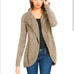 CAbi Style #880 Swear By Sweater Open Cardigan Marled Size XS